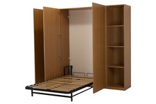 Double Wall bed in Wardrobe