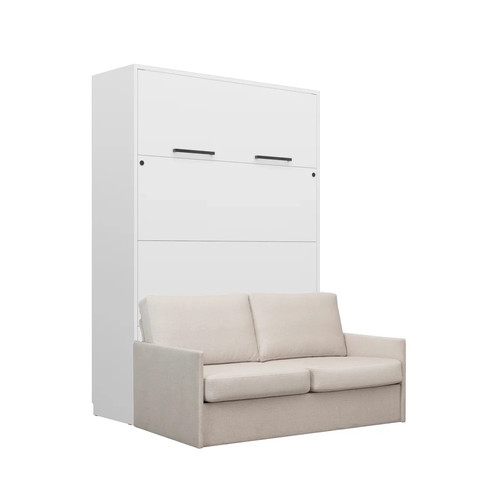Genius murphy bed - white, matte