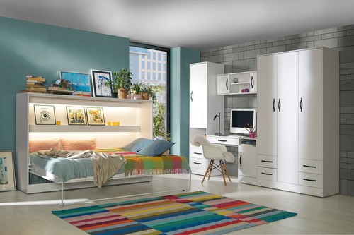 King size horizontal wall bed - size,