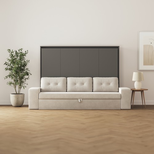 Murphy bed 160x200 horizontal - bed,