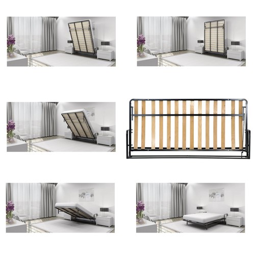 Horizontal single wallbed - wallbed, (