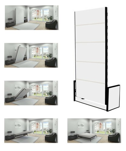 Studio single wall - single, bed