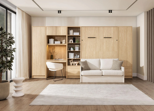 Genius murphy bed with sofa - genius,